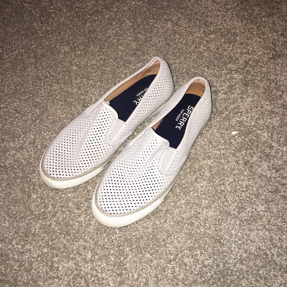grey perforated